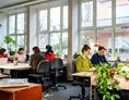 Coworking Space: Unser Cowoirking Saal Richtung Ostseite - WerkBank Weimar